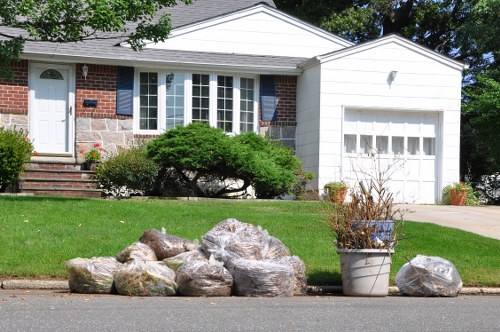 Exterior view of a cleared house in Epping